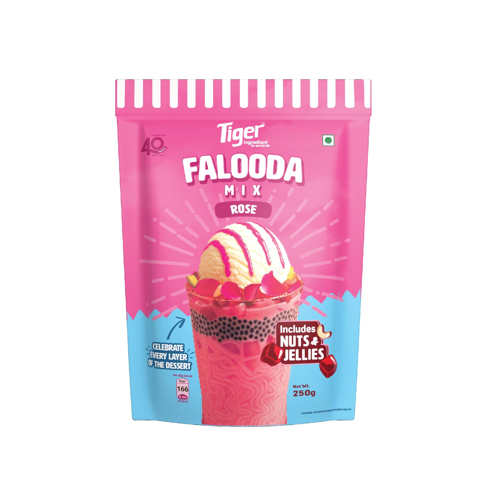 Tiger Falooda Mix - Rose 