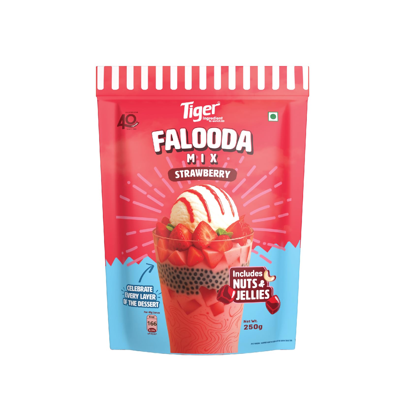 Tiger Falooda Mix- Strawberry 